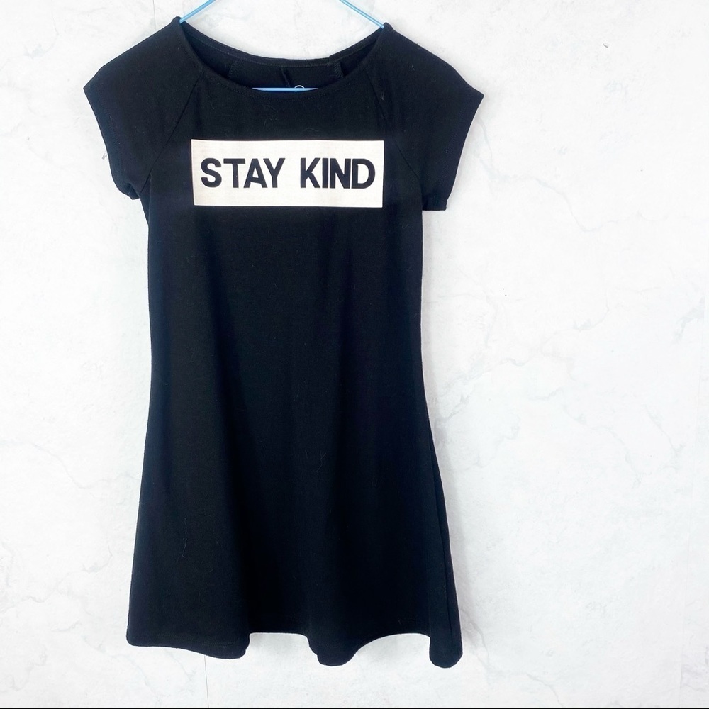 [Art Class] Black Stay Kind Dress